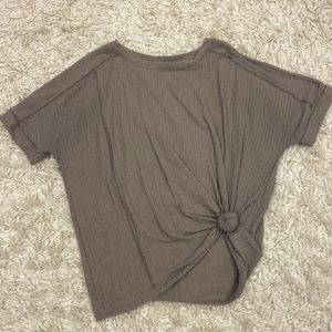 Mocha knotted top, OS
